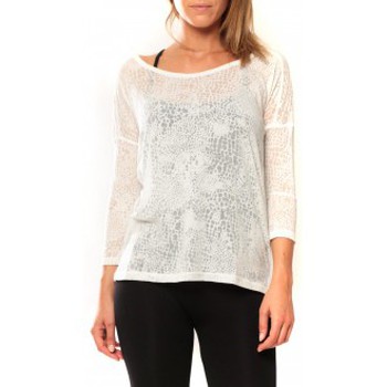 textil Mujer Tops / Blusas Vero Moda Fiona 3/4  Top It 10108869 Blanc Blanco