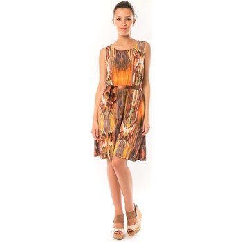 textil Mujer Vestidos cortos Dress Code Robe Elissa B369 Orange Naranja
