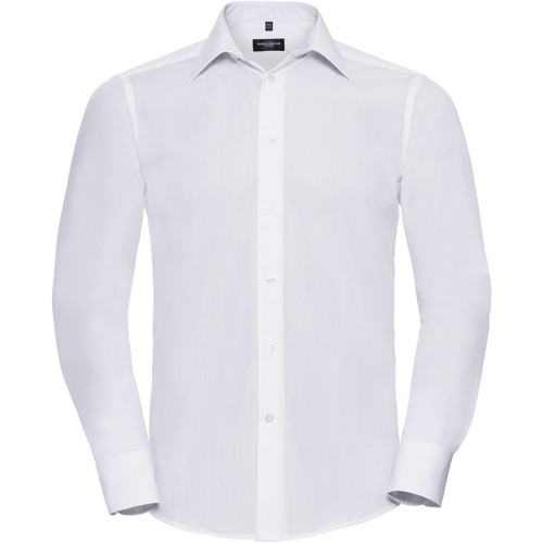 textil Hombre Camisas manga larga Russell 924M Blanco