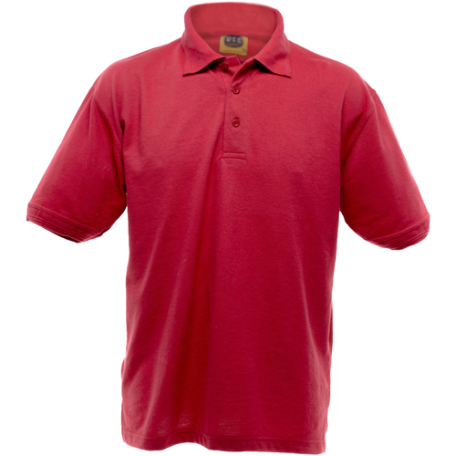 textil Hombre Polos manga corta Ultimate Clothing Collection UCC004 Rojo