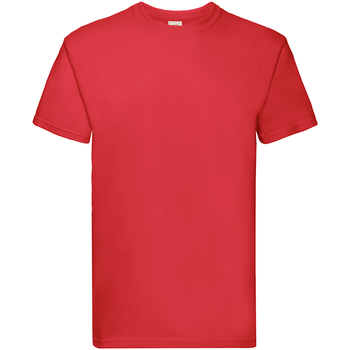 textil Hombre Camisetas manga corta Fruit Of The Loom 61044 Rojo