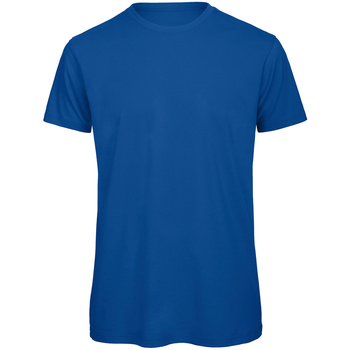 textil Hombre Camisetas manga larga B And C TM042 Azul