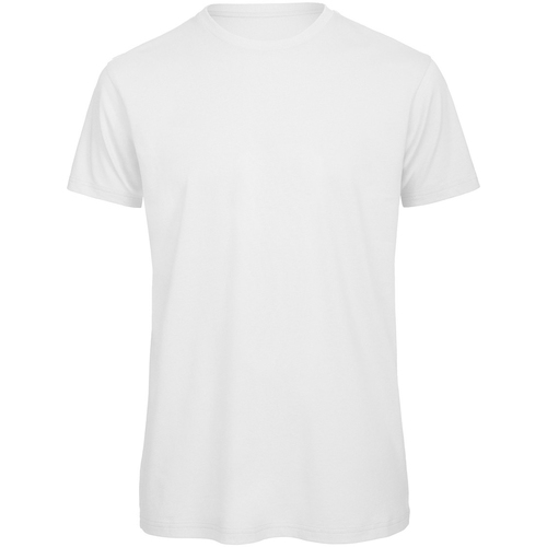 textil Hombre Camisetas manga larga B And C TM042 Blanco