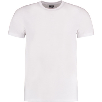 textil Hombre Camisetas manga larga Kustom Kit KK504 Blanco