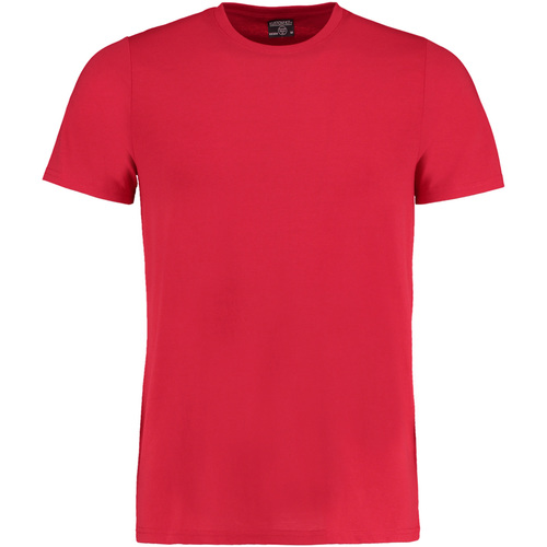 textil Hombre Camisetas manga larga Kustom Kit KK504 Rojo