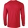 textil Hombre Camisetas manga larga Gildan 2400 Rojo