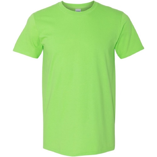 textil Hombre Camisetas manga corta Gildan Softstyle Verde