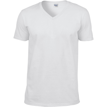 textil Hombre Camisetas manga corta Gildan 64V00 Blanco
