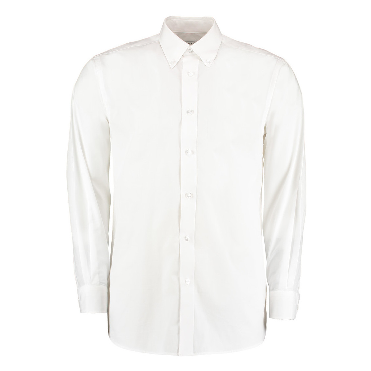 textil Hombre Camisas manga larga Kustom Kit KK140 Blanco