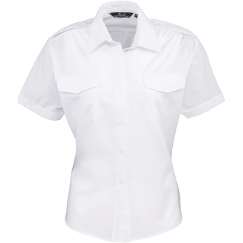 textil Mujer Camisas Premier PR312 Blanco