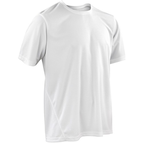 textil Hombre Camisetas manga corta Spiro S253M Blanco