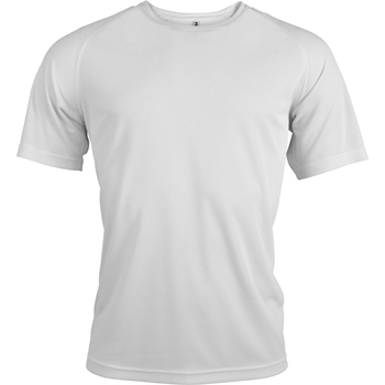 textil Hombre Camisetas manga corta Kariban Proact PA438 Blanco