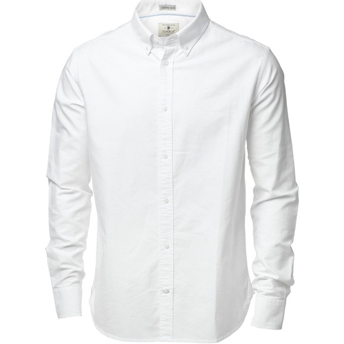 textil Hombre Camisas manga larga Nimbus NB45M Blanco