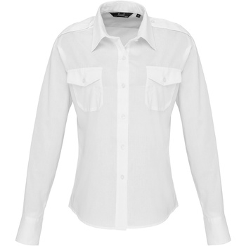 textil Mujer Camisas Premier PR310 Blanco