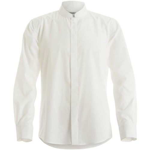 textil Hombre Camisas manga larga Kustom Kit KK161 Blanco