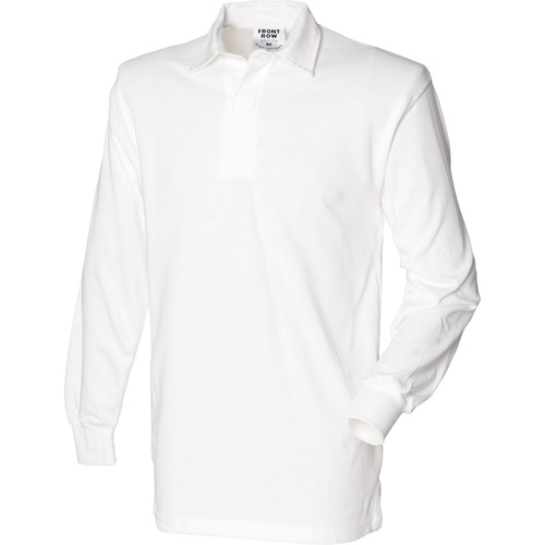 textil Hombre Polos manga larga Front Row Rugby Blanco