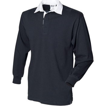 textil Hombre Polos manga larga Front Row Rugby Negro
