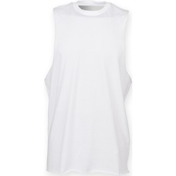 textil Hombre Camisetas sin mangas Skinni Fit SF232 Blanco
