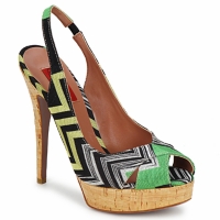 Zapatos Mujer Sandalias Missoni RM71 Verde