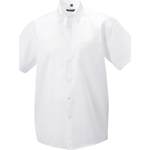 textil Hombre Camisas manga corta Russell 957M Blanco