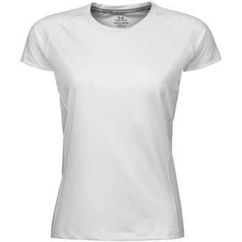 textil Mujer Camisetas manga corta Tee Jays Cool Dry Blanco