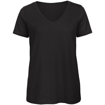 textil Mujer Camisetas manga larga B And C Organic Negro