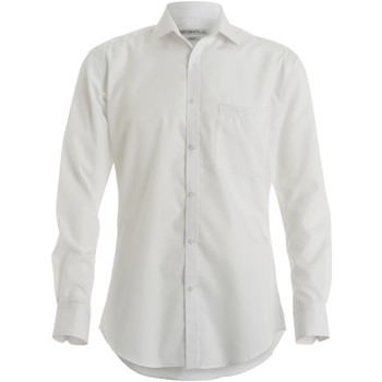 textil Hombre Camisas manga larga Kustom Kit KK113 Blanco