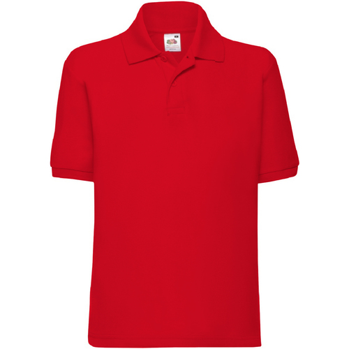 textil Niños Tops y Camisetas Fruit Of The Loom 63417 Rojo