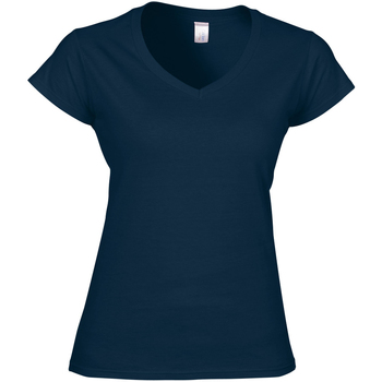 textil Mujer Camisetas manga corta Gildan Soft Style Azul