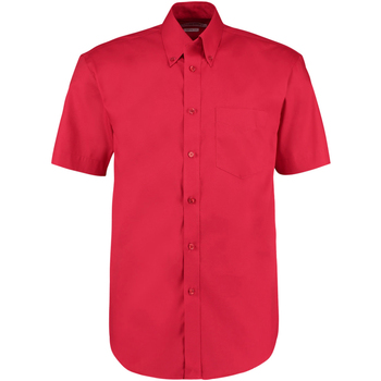 textil Hombre Camisas manga corta Kustom Kit KK109 Rojo