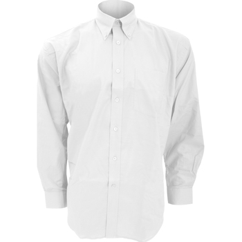 textil Hombre Camisas manga larga Kustom Kit KK351 Blanco