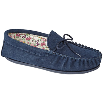 Zapatos Mujer Pantuflas Mokkers Lily Azul marino