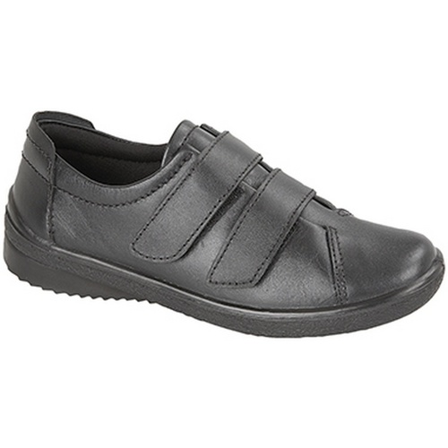 Zapatos Mujer Mocasín Mod Comfys Dual Touch Fastening Negro
