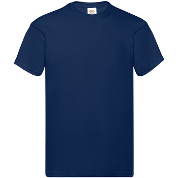textil Hombre Camisetas manga corta Fruit Of The Loom SS12 Azul