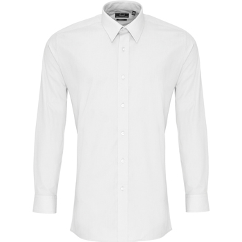 textil Hombre Camisas manga larga Premier PR204 Blanco