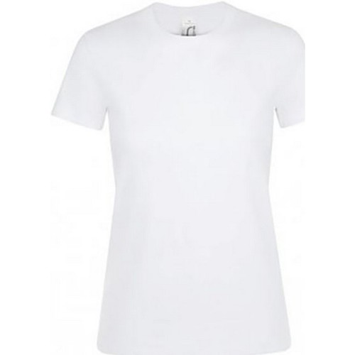 textil Mujer Camisetas manga corta Sols Regent Blanco
