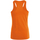 textil Mujer Camisetas sin mangas Sols Justin Naranja