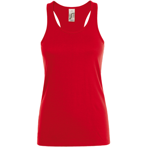 textil Mujer Camisetas sin mangas Sols Justin Rojo