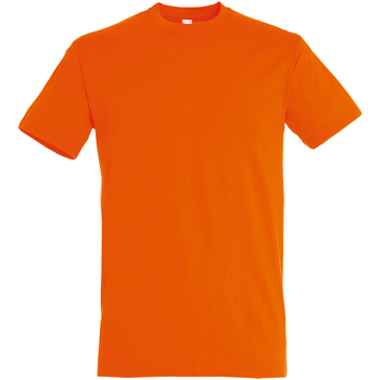 textil Hombre Camisetas manga corta Sols 11380 Naranja