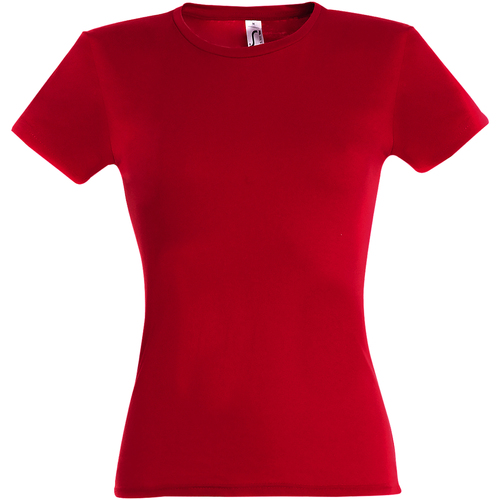 textil Mujer Camisetas manga corta Sols Miss Rojo