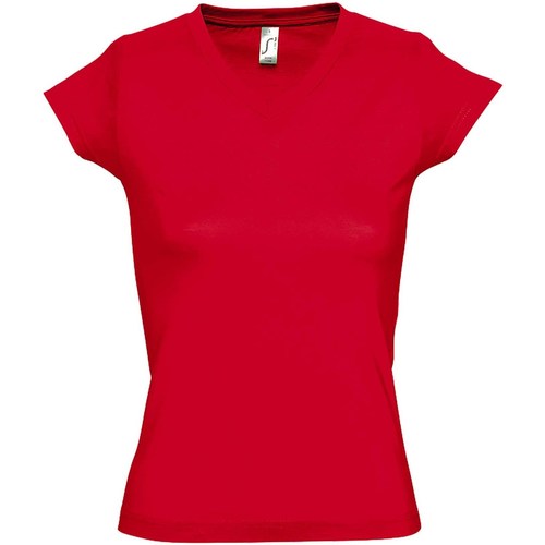 textil Mujer Camisetas manga corta Sols Moon Rojo