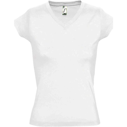 textil Mujer Camisetas manga corta Sols Moon Blanco