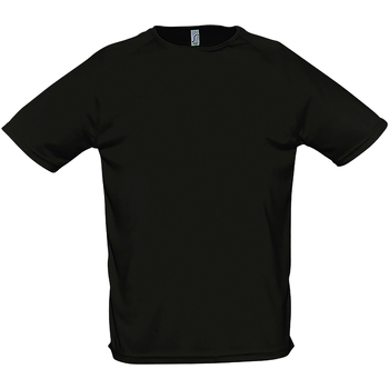 textil Hombre Camisetas manga corta Sols 11939 Negro
