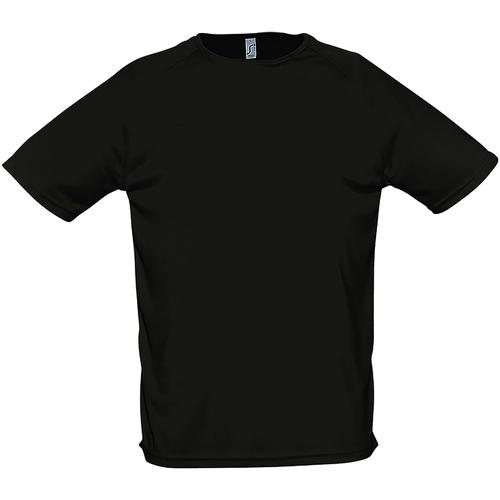 textil Hombre Camisetas manga corta Sols Performance Negro