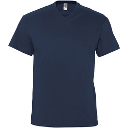 textil Hombre Camisetas manga corta Sols 11150 Azul