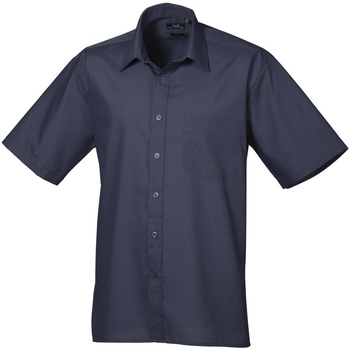 textil Hombre Camisas manga corta Premier PR202 Azul