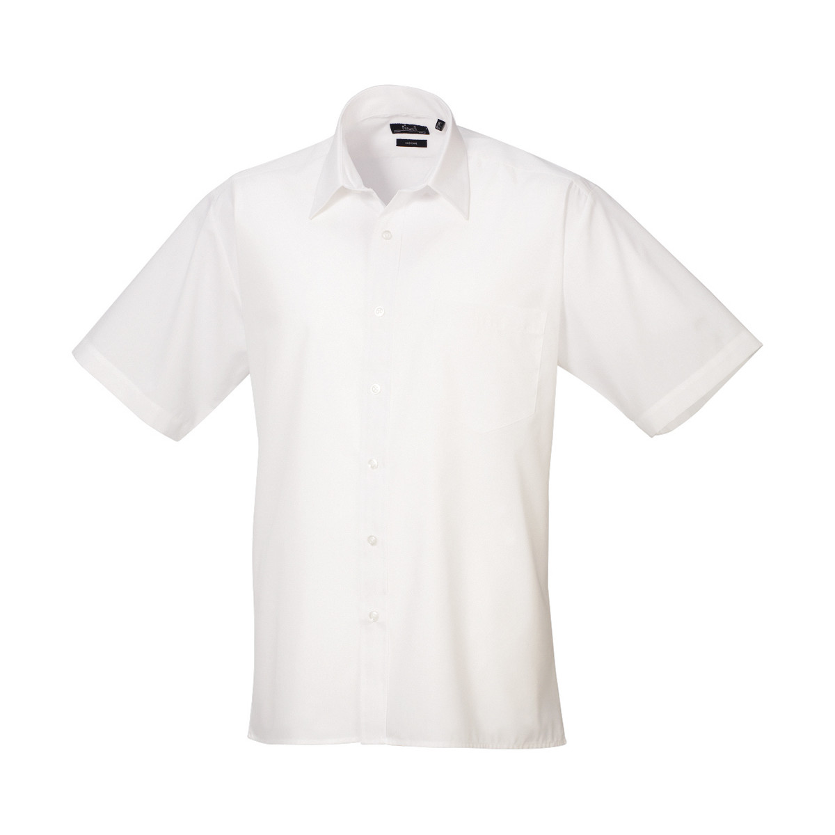 textil Hombre Camisas manga corta Premier PR202 Blanco