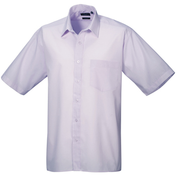 textil Hombre Camisas manga corta Premier PR202 Violeta