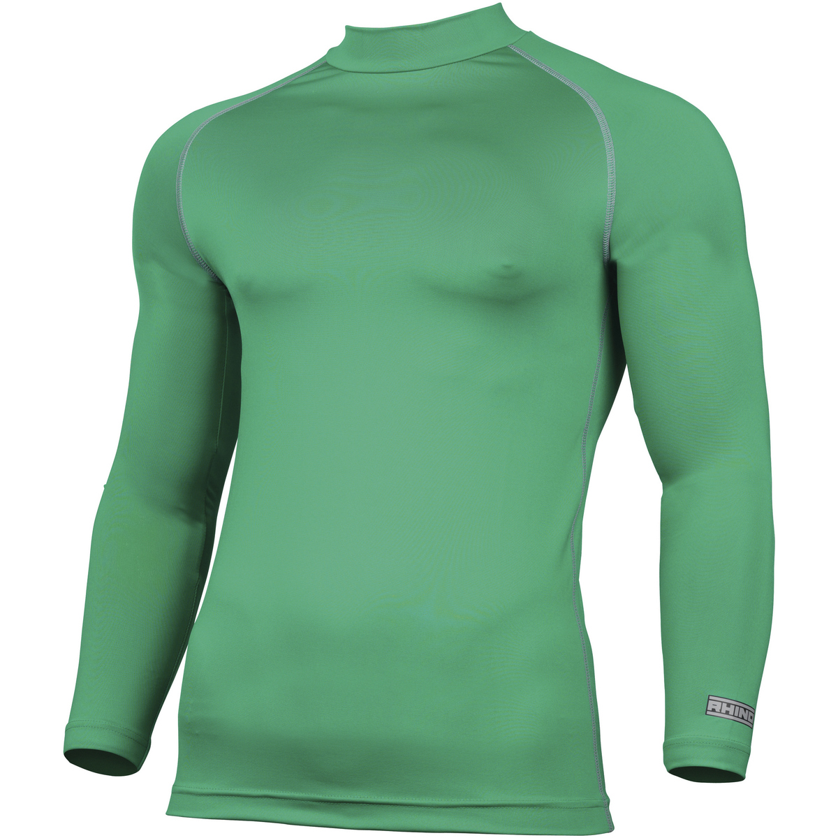 textil Hombre Camisetas manga larga Rhino RH001 Verde