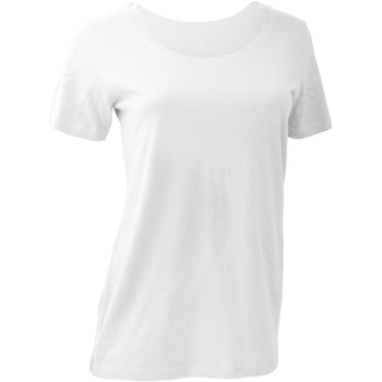 textil Mujer Camisetas manga larga Anvil Scoop Blanco